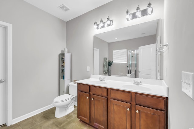 1276 Brighton Hill Ave, Myrtle Beach, SC 29588 - bathroom featuring double vanity and a shower stall