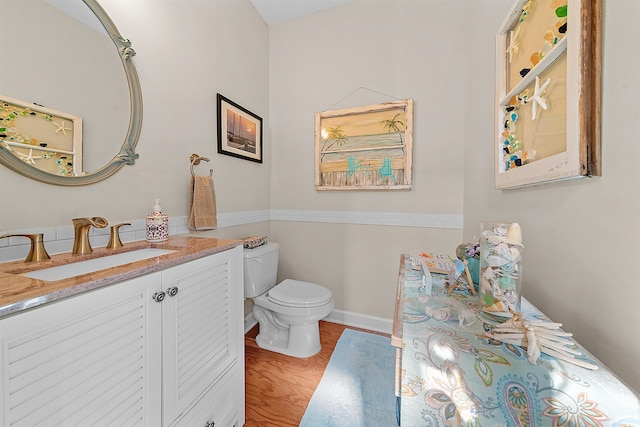 2761 Kruzel St Unit H, Myrtle Beach, SC 29577 - bathroom with wood finished floors and vanity