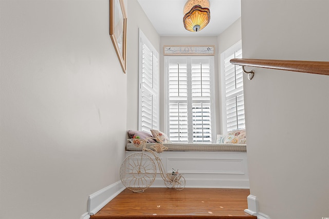 2761 Kruzel St Unit H, Myrtle Beach, SC 29577 - corridor featuring baseboards and wood finished floors