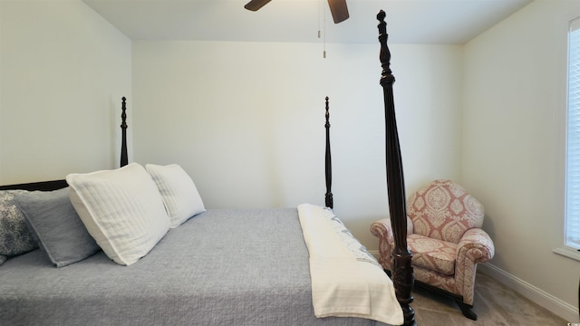 130 Puffin Dr Unit 2B, Pawleys Island, SC 29585 - bedroom with carpet flooring, multiple windows, and a ceiling fan
