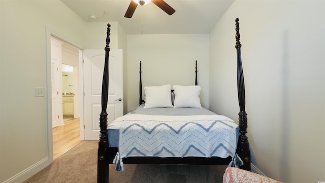 130 Puffin Dr Unit 2B, Pawleys Island, SC 29585 - bedroom featuring light colored carpet and ceiling fan