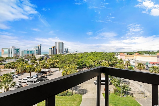 400 20th Ave N Unit 606, Myrtle Beach, SC 29577 - balcony featuring a view of city