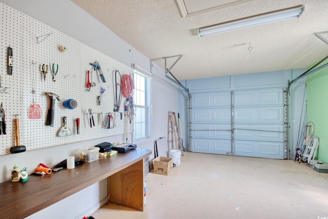 23 Robert Conway Ct, Georgetown, SC 29440 - garage featuring a workshop area