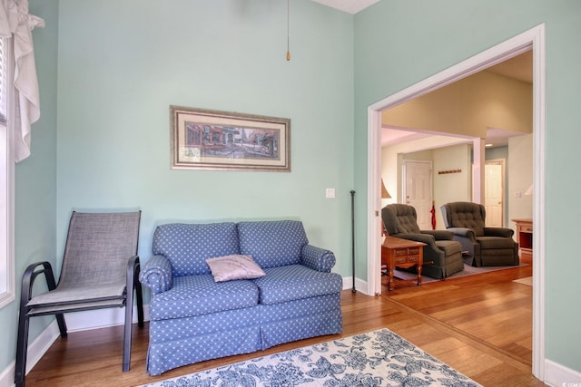 23 Robert Conway Ct, Georgetown, SC 29440 - sitting room featuring wood finished floors and baseboards