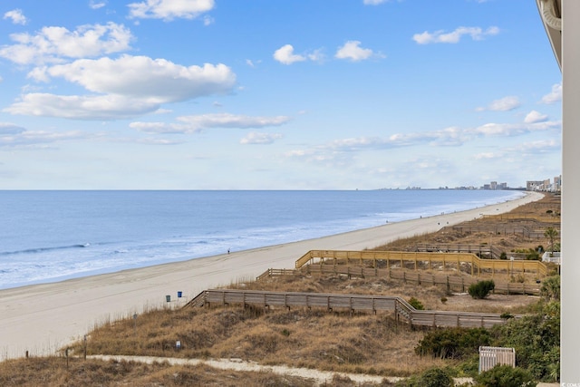 817 S Ocean Blvd Unit 201, North Myrtle Beach, SC 29582 - water view with local beach