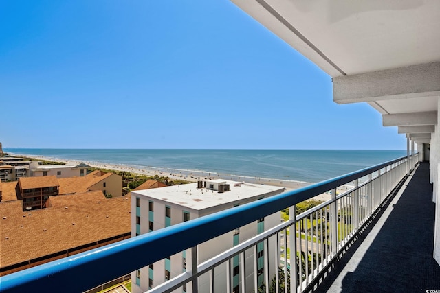 5511 N Ocean Blvd Unit 902, Myrtle Beach, SC 29577 - balcony with view of water and beach