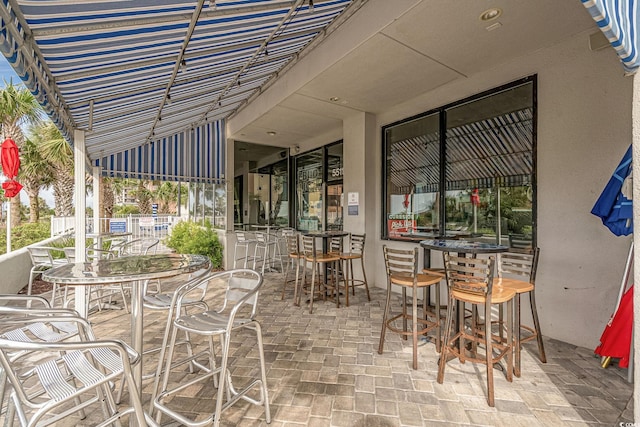 5511 N Ocean Blvd Unit 902, Myrtle Beach, SC 29577 - view of patio / terrace with outdoor dining area