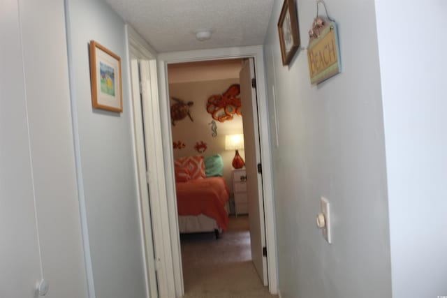 1025 Plantation Dr W Unit 2625/2626, Little River, SC 29566 - corridor featuring a textured ceiling and light carpet