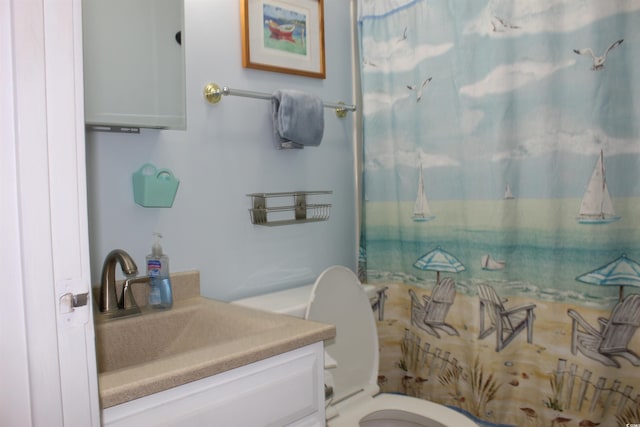 1025 Plantation Dr W Unit 2625/2626, Little River, SC 29566 - bathroom featuring vanity and curtained shower