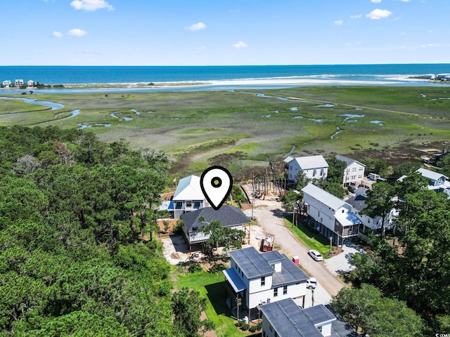 196 Brown Pelican Loop, Pawleys Island, SC 29585 - aerial view of a nearby body of water