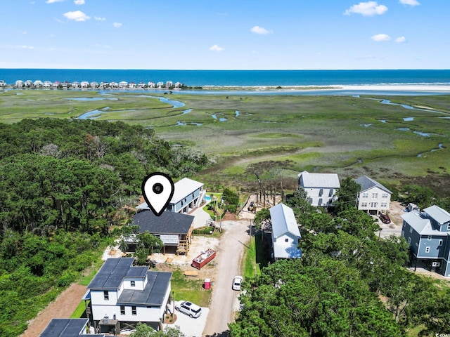 196 Brown Pelican Loop, Pawleys Island, SC 29585 - bird's eye view of a nearby body of water