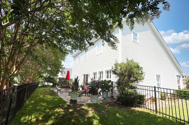 417 Pennington Loop, Myrtle Beach, SC 29588 - back of property with a fenced backyard and a patio area