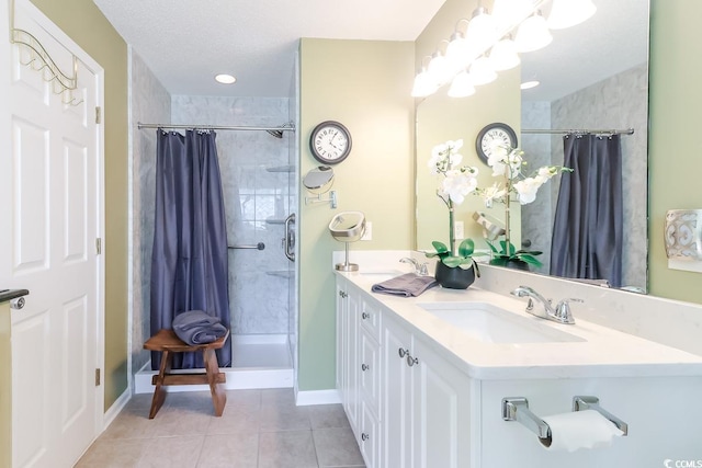 417 Pennington Loop, Myrtle Beach, SC 29588 - full bath with tile patterned floors, a stall shower, and double vanity