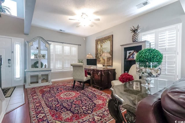 417 Pennington Loop, Myrtle Beach, SC 29588 - office space with a ceiling fan and wood finished floors