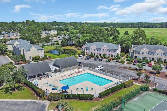 4502 Ailsa Ct Unit B, Conway, SC 29526 - aerial view of a local golf course and a large body of water