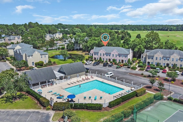 4502 Ailsa Ct Unit B, Conway, SC 29526 - bird's eye view of a golf course and a large body of water