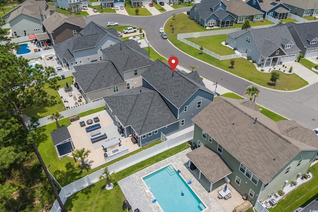 6271 Chadderton Cir, Myrtle Beach, SC 29579 - aerial view of residential area featuring a pool