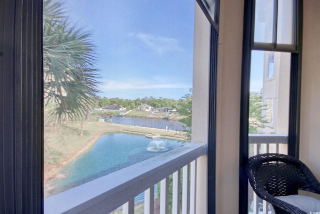 2180 Waterview Dr Unit 721, North Myrtle Beach, SC 29582 - balcony featuring a water view