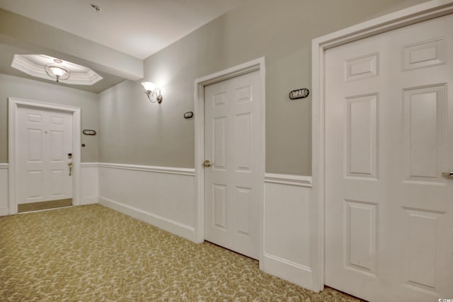 2180 Waterview Dr Unit 721, North Myrtle Beach, SC 29582 - entryway with wainscoting and carpet