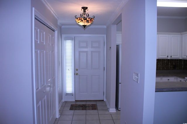 134 Scotch Broom Dr Unit K-203, Little River, SC 29566 - foyer with light tile patterned floors and crown molding