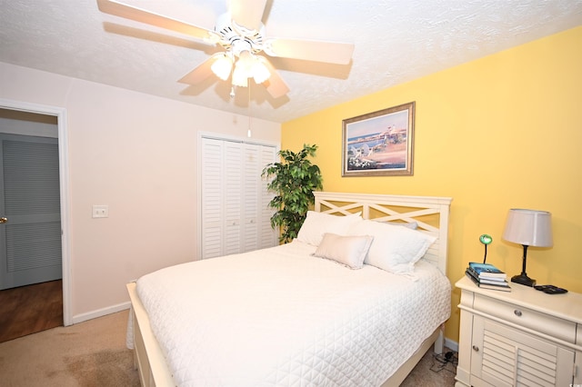 697 Tupelo Ln Unit 24G, Longs, SC 29568 - carpeted bedroom with a closet and a ceiling fan