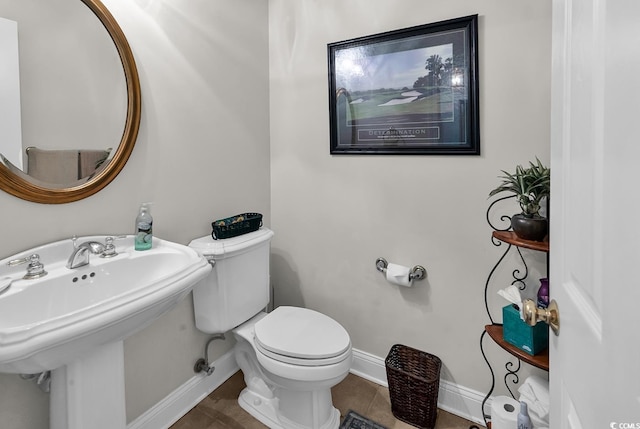4507 Smilax Pl, Murrells Inlet, SC 29576 - half bath with toilet and tile patterned floors