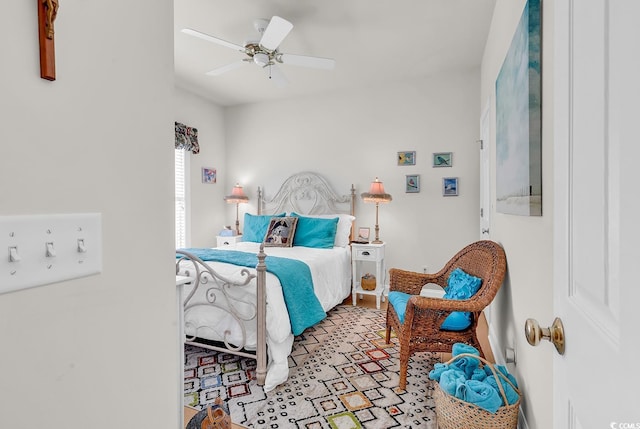 4507 Smilax Pl, Murrells Inlet, SC 29576 - bedroom with a ceiling fan and baseboards