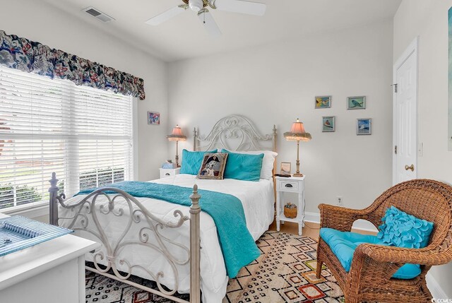 4507 Smilax Pl, Murrells Inlet, SC 29576 - bedroom featuring multiple windows and a ceiling fan