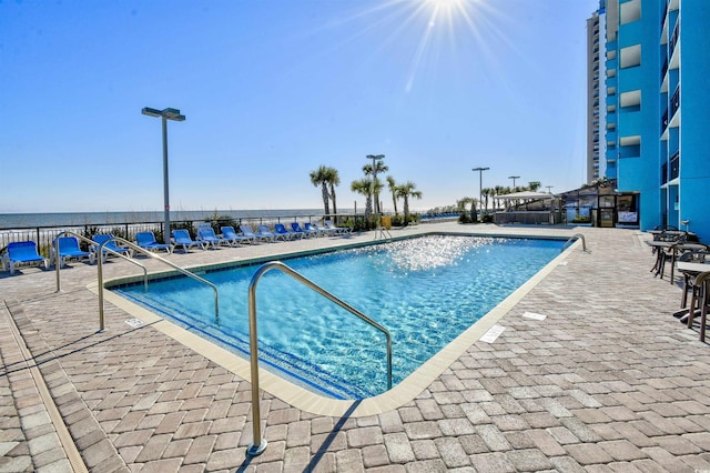 1501 S Ocean Blvd Unit 1535, Myrtle Beach, SC 29577 - community pool featuring a patio