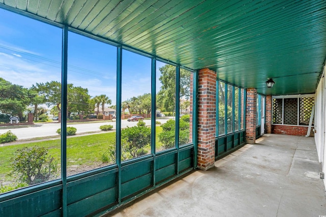 4101 N Ocean Blvd, Myrtle Beach, SC 29577 - view of unfurnished sunroom