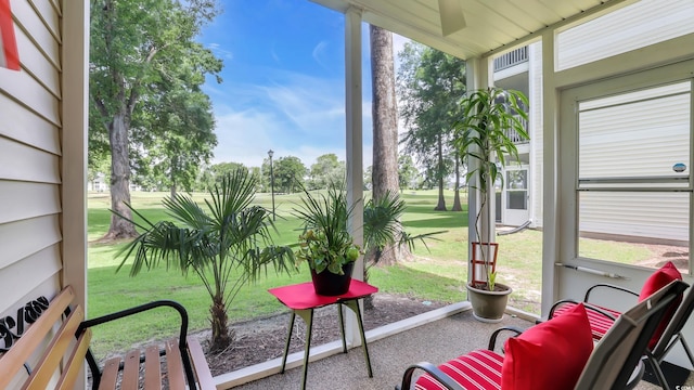 521 White River Dr Unit 21C, Myrtle Beach, SC 29579 - sunroom / solarium featuring golf course view and plenty of natural light
