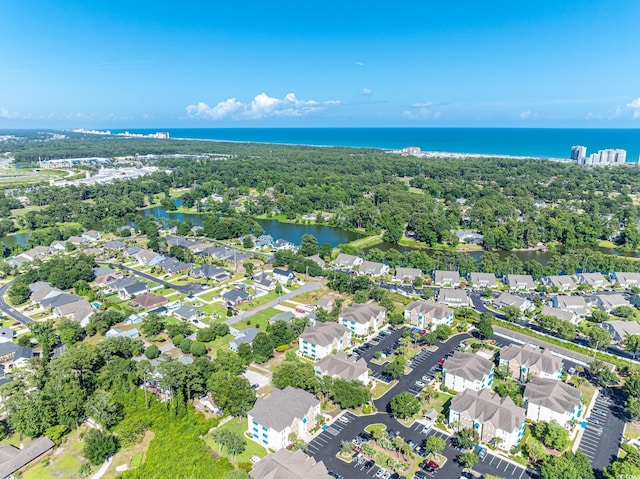 9755 Leyland Dr Unit 11, Myrtle Beach, SC 29572 - aerial view of property and surrounding area with a nearby body of water and nearby suburban area