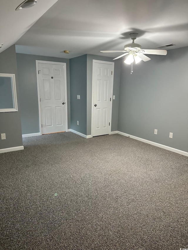 390 Boundary Ave, Murrells Inlet, SC 29576 - carpeted empty room featuring ceiling fan and baseboards