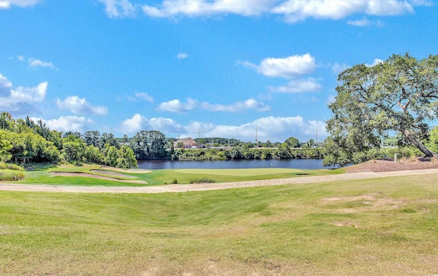 6203 Catalina Dr Unit 935, North Myrtle Beach, SC 29582 - view of home's community with golf course view, a water view, and a yard