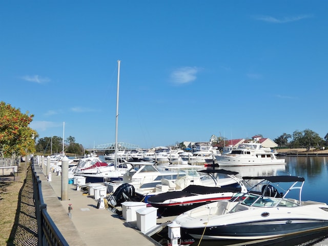 6203 Catalina Dr Unit 935, North Myrtle Beach, SC 29582 - dock area featuring a water view