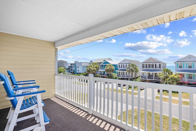 1020 Ocean Blvd S Unit A, Surfside Beach, SC 29575 - balcony featuring a residential view