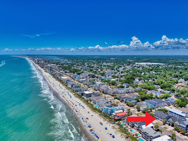 1020 Ocean Blvd S Unit A, Surfside Beach, SC 29575 - aerial view of expansive beach