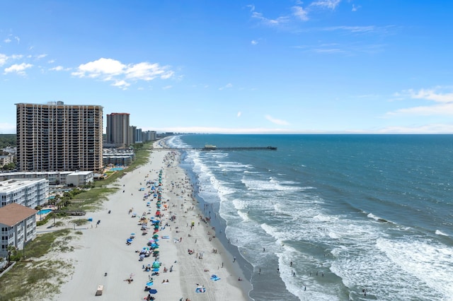 9550 Shore Dr Unit 1537/1538, Myrtle Beach, SC 29572 - water view featuring nearby beach