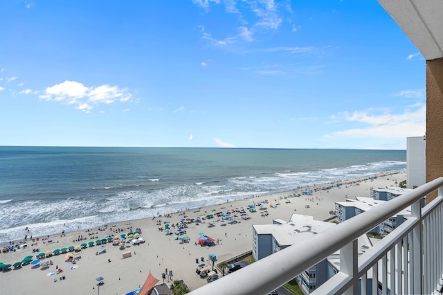 9550 Shore Dr Unit 1537/1538, Myrtle Beach, SC 29572 - water view with local beach