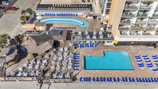 9550 Shore Dr Unit 1537/1538, Myrtle Beach, SC 29572 - bird's eye view of a pool