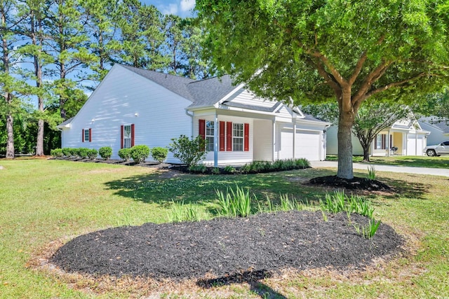 244 Devonbrook Pl, Longs, SC 29568 - view of front of property with an attached garage, a front lawn, and driveway