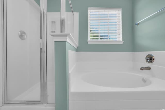 244 Devonbrook Pl, Longs, SC 29568 - bathroom featuring a stall shower and a garden tub