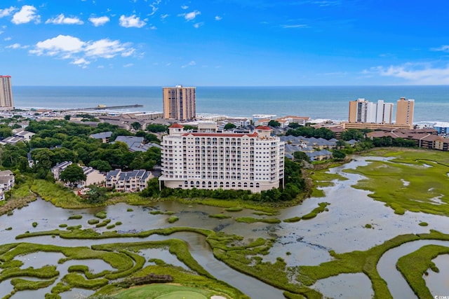 9547 Edgerton Dr Unit 405, Myrtle Beach, SC 29572 - bird's eye view of a nearby body of water and a local golf course