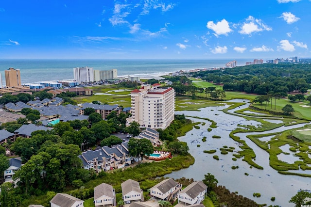 9547 Edgerton Dr Unit 405, Myrtle Beach, SC 29572 - aerial view of a nearby body of water and a golf course