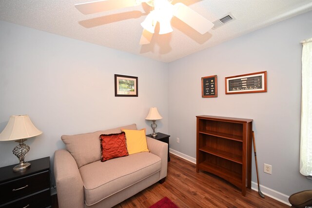 144 Balsa Dr, Longs, SC 29568 - sitting room with wood finished floors and a ceiling fan