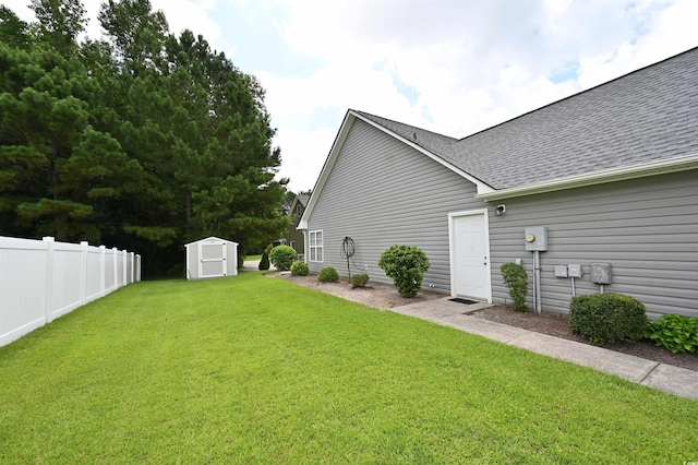 144 Balsa Dr, Longs, SC 29568 - view of yard featuring a shed