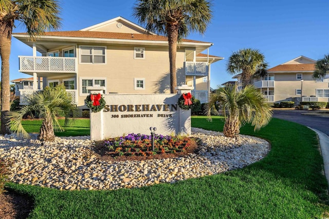 300 Shorehaven Dr Unit I-2, North Myrtle Beach, SC 29582 - community / neighborhood sign with a yard