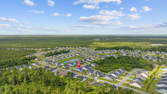 219 Glenmoor Dr, Conway, SC 29526 - aerial view of property and surrounding area with nearby suburban area
