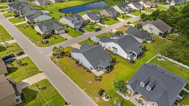 219 Glenmoor Dr, Conway, SC 29526 - aerial perspective of suburban area with a large body of water