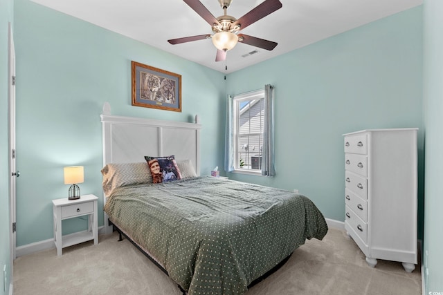 2781 Desert Rose St, Little River, SC 29566 - carpeted bedroom featuring baseboards and a ceiling fan